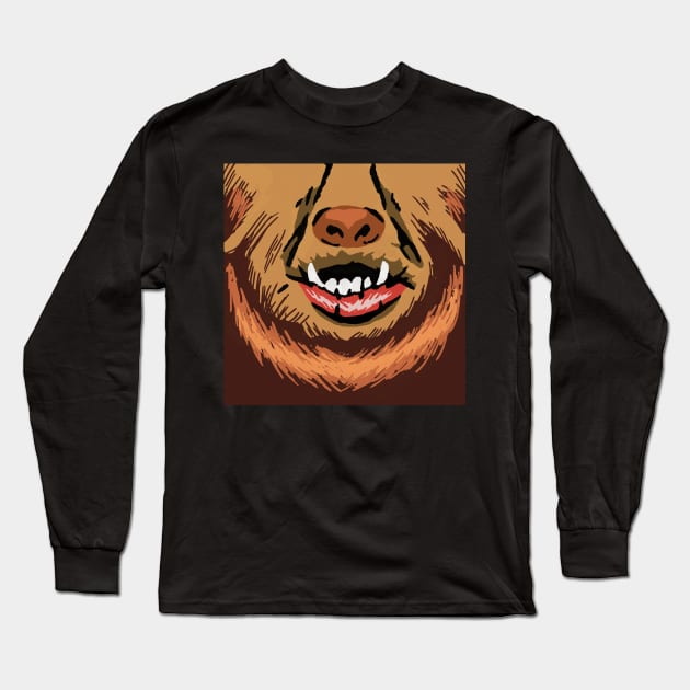 VINTAGE WOLFMAN Long Sleeve T-Shirt by HHN UPDATES